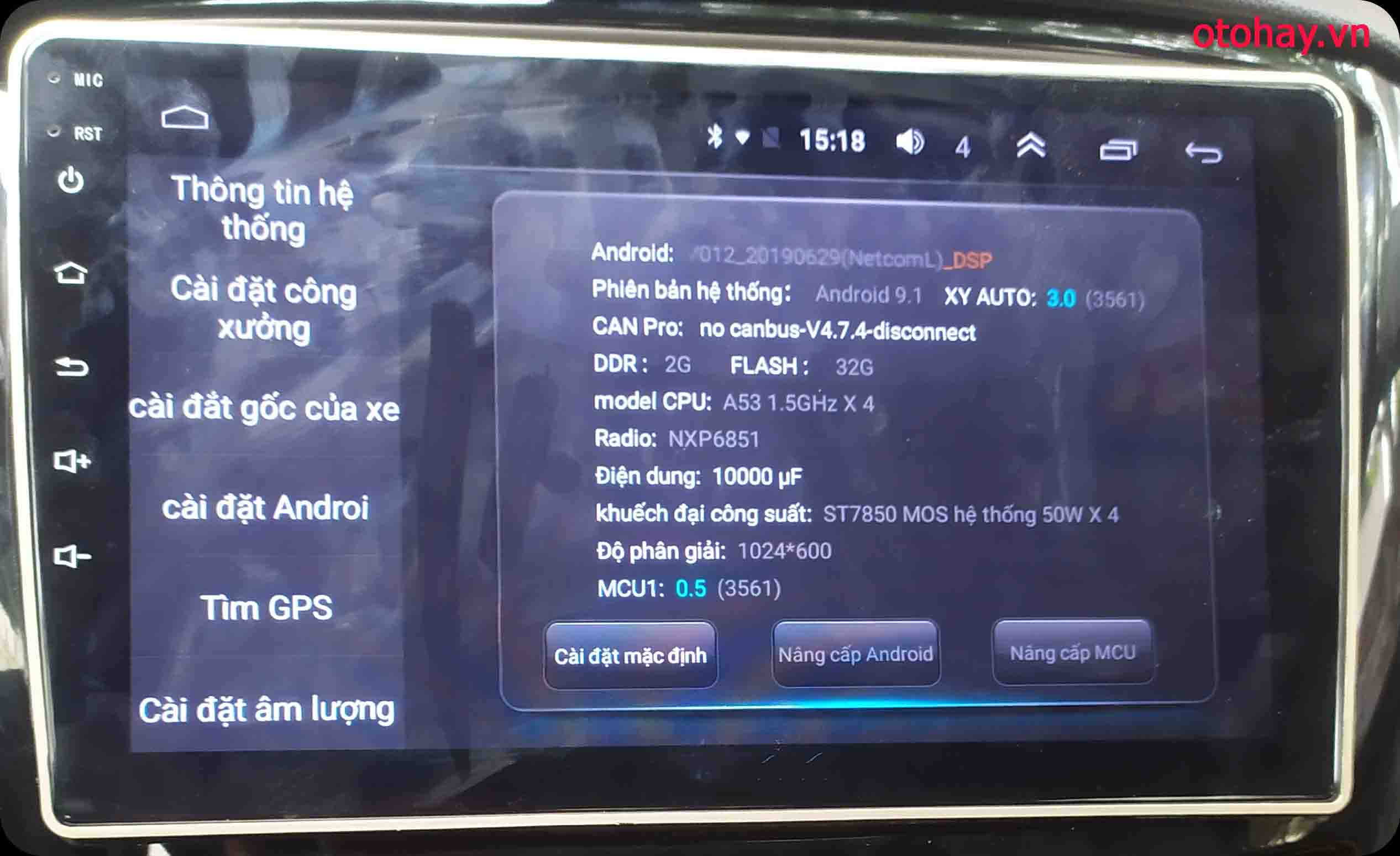 màn hình dvd android 4g
